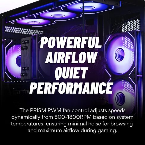 Panorama Gaming Desktop PC (NVIDIA RTX 5060 TI 8GB ، AMD RYZEN 7 5700X Processor ، 32GB DDR4 RAM ، 1TB NVME M.2 SSD ، WIFI 6E ، HDMI + DP ، Windows 11 PRO) BEST 2025 RGB prebuil in Kuwait