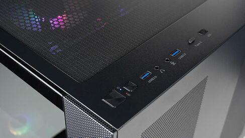 Panorama Gaming Desktop PC (NVIDIA RTX 5060 TI 8GB ، AMD RYZEN 7 5700X Processor ، 32GB DDR4 RAM ، 1TB NVME M.2 SSD ، WIFI 6E ، HDMI + DP ، Windows 11 PRO) BEST 2025 RGB prebuil in Kuwait