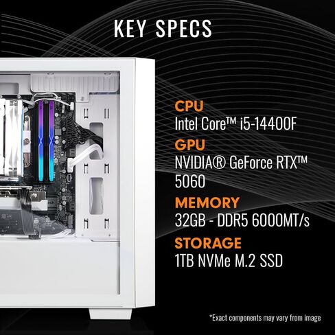 Thermaltake LCGS Versa I1460S Desktop (Intel Core ™ I5-14400F ، 32GB 6000MT/S DDR5 RGB MEMIMENT in Saudi Arabia