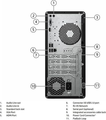 HP Pro Tower 290 G9 كمبيوتر سطح المكتب ، معالج Intel Core I3-13100 4-Core ، ذاكرة الوصول العشوائي 32 جيجابايت ، 1 تيرابايت SSD ، منافذ 2-Monitor (HDMI + VGA) ، WiFi ، RJ-45 ، Wired KB & Mous in Saudi Arabia