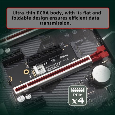 NFHK PCBA M.2 NGFF NVMe M-Key Extender to PCI-E X1 X4 X8 X16 Graphics Card Riser Adapter PCI-Express for M2 2260 2280 in Saudi Arabia
