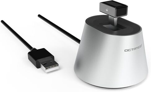 OCTATCO EzFinger C Desktop Cradle Set – Fingerprint FIDO2 Security Key, Certified Windows Hello, Multi-Factor authentication(MFA)/passkey, Connect via USB-C(EzFinger C) and USB-A(Desktop Cradle) in Kuwait