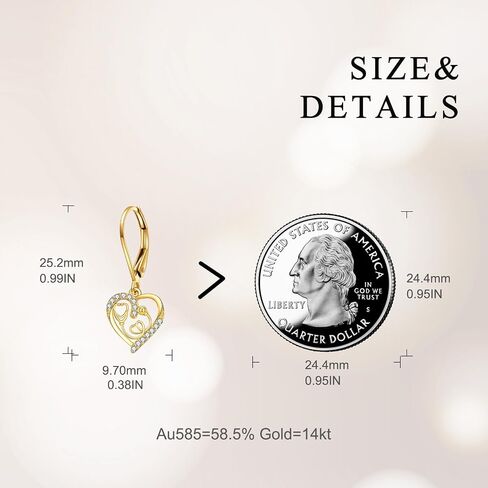 KECHO 14K Solid Gold Heart Nurse Necklace for Women Stethoscope Pendant Necklace with Cubic Zirconia Jewelry Graduation Birthday Christmas Gifts for Doctor Nurse Medical Student in Kuwait