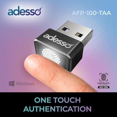 Adesso USB Photebrint Reader Windows Hello AES256 AES256 AES256 in Saudi Arabia