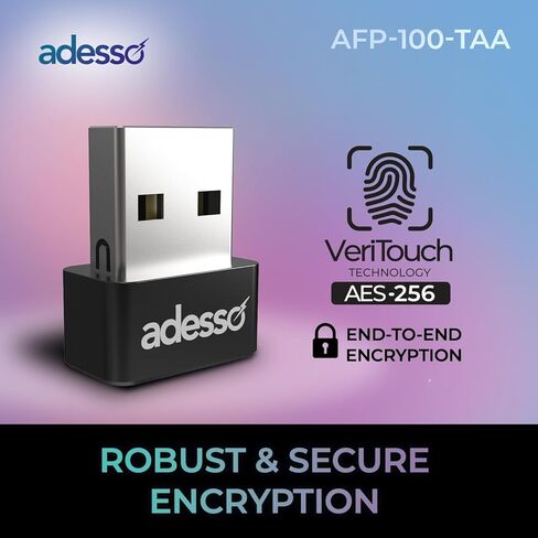 Adesso USB Photebrint Reader Windows Hello AES256 AES256 AES256 in Saudi Arabia