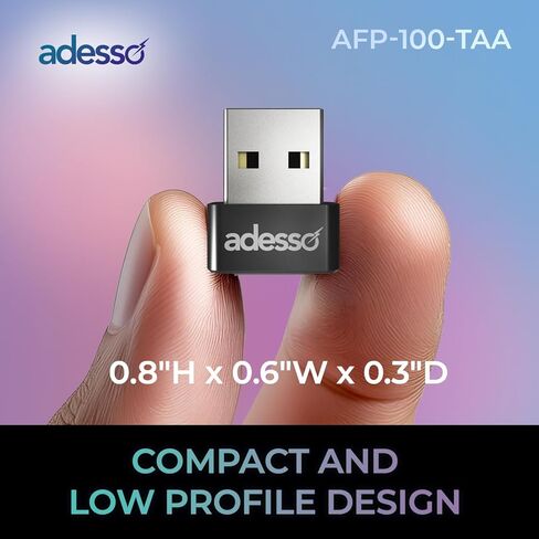 Adesso USB Photebrint Reader Windows Hello AES256 AES256 AES256 in Saudi Arabia