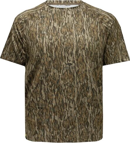 قميص صيد مموه للرجال من Mossy Oak بأكمام قصيرة قابل للتمدد in Kuwait
