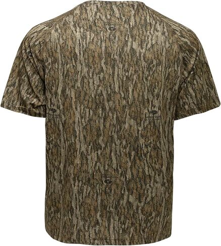 قميص صيد مموه للرجال من Mossy Oak بأكمام قصيرة قابل للتمدد in Kuwait