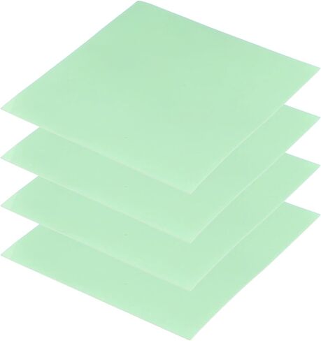 PATIKIL Thermal Pads 100x100x0.5mm, 4 Pack Silicone Cooling Thermal Pad for CPU GPU IC PCIe M.2 2280 SSD NVMe Heatsink, Green in Saudi Arabia