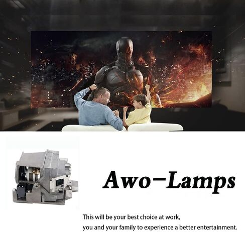AWO for RLC-103 Premium Replacement Lamp Bulb with Housing for VIEWSONIC PG800HD,PG800W,PG800X,VS17082,VS17081,VS17080,VS16372,VS16371 Projectors in Saudi Arabia