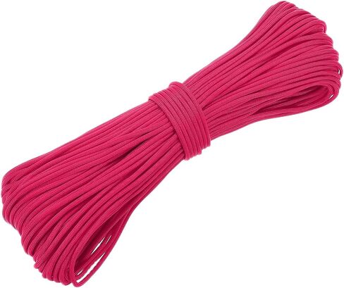 PATIKIL 550lb Paracord Rope 200ft, 4mm Tent Rope, 7-Strand Core Heavy Duty Cord for Outdoor Camping Hiking Tent Survival Utility Rope, Orange/Red/Yellow Camouflage in Saudi Arabia