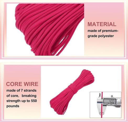 PATIKIL 550lb Paracord Rope 200ft, 4mm Tent Rope, 7-Strand Core Heavy Duty Cord for Outdoor Camping Hiking Tent Survival Utility Rope, Orange/Red/Yellow Camouflage in Saudi Arabia