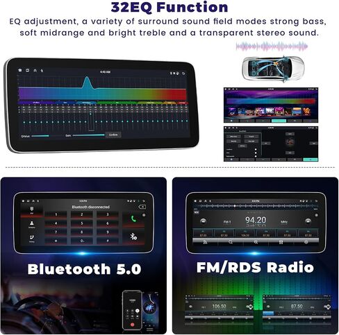 8Core 4+64G Android 15 Car Stereo for Jeep Compass Patriot 2010-2016,12.3 inch IPS 1280 * 720 Touch Screen Radio Wireless Apple Carplay Android Auto DSP 5G WiFi Bluetooth GPS+Free AHD Backup Camera in Saudi Arabia