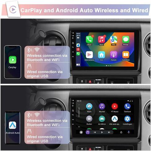 Radio Upgrade for Ford F150 2009 2010 2011 2012(Auto AC High end),Radio Replacement for F150 with 9-inch HD Touch Screen,2GB+64GB,Wireless CarPlay/Android Auto WiFi, SWC, FM, AM in Kuwait