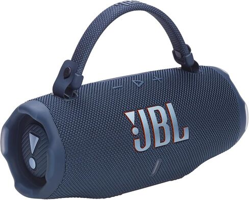 Charge 6 Portable Bluetooth Speaker | IP68 Waterproof, DustProof, and DropProof, Outdoor Wireless Audio | 28Hrs Playtime Megen Hardshell Protection Case (Blue) in Saudi Arabia
