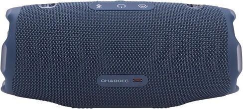 Charge 6 Portable Bluetooth Speaker | IP68 Waterproof, DustProof, and DropProof, Outdoor Wireless Audio | 28Hrs Playtime Megen Hardshell Protection Case (Blue) in Saudi Arabia