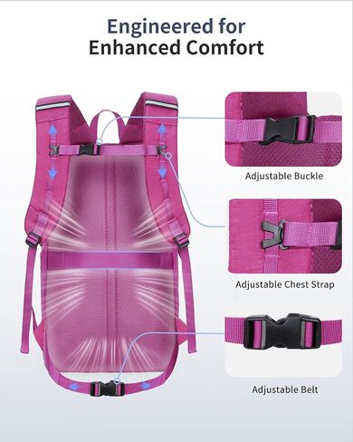 ECOHUB Hiking Backpack 30L Travel Backpack Lightweight Casual Daypack Water Resistant Camping Bag Outdoor Sports Back pack for Men Women in Saudi Arabia