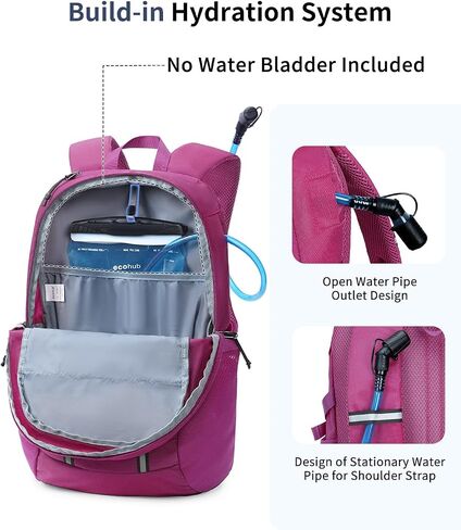 ECOHUB Hiking Backpack 30L Travel Backpack Lightweight Casual Daypack Water Resistant Camping Bag Outdoor Sports Back pack for Men Women in Saudi Arabia