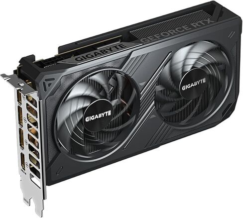 Gigabyte Geforce RTX 5060 Windforce OC 8G Card-Card-8GB GDDR7 ، 128bit ، PCI-E.0 ، 2512 MHz Core ، 3 X Displayport ، 1 X HDMI ، GV-N5060WF2OC-8GD in Saudi Arabia