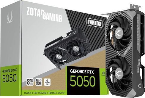 Zotac Gaming Geforce RTX 5050 Solo DLSS 4 8GB GDDR6 128-BIT 20 GBPS PCIE 5.0 GRASTS ، بطاقة SUPT COMPACT SFF ، ZT-B50500G-10L in Saudi Arabia