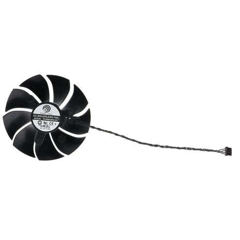 كابل الأوسط 15.5 سم مروحة تبريد بطاقة الرسومات لـ EVGA RTX 2070 2080 2080TI FTW3 PLD09220S12H in Kuwait