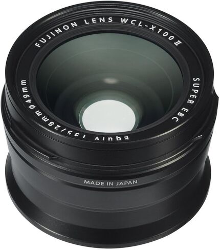 Fujifilm Wcl-X100 II حزمة تحويل واسعة (أسود) مع حقيبة عدسة + بطاقة ذاكرة 32 جيجابايت + محفظة بطاقة الذاكرة + قارئ بطاقة USB ، SD/MicroSD in Saudi Arabia