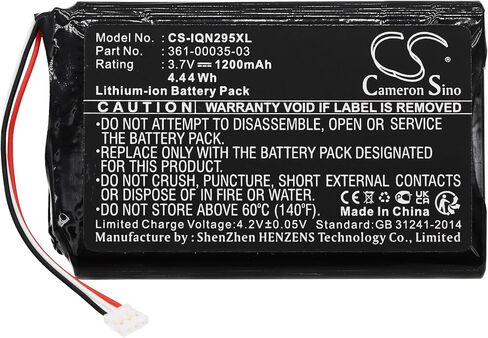 VINTRONS 1200mAh Battery for Garmin Nuvi 2595LMT, Nuvi 2555LMT, Nuvi 2555LT, Nuvi 2495LMT, in Saudi Arabia