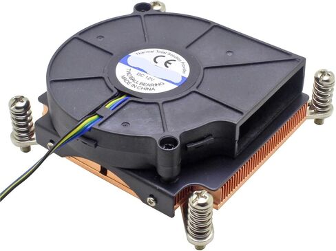 1U Server Computer CPU Cooler Copper Heatsink for LGA 2011 X99 2066 Workstation Industrial Active Cooling in Saudi Arabia