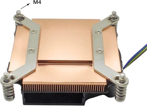 1U Server Computer CPU Cooler Copper Heatsink for LGA 2011 X99 2066 Workstation Industrial Active Cooling in Saudi Arabia