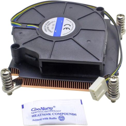 1U Server Computer CPU Cooler Copper Heatsink for LGA 2011 X99 2066 Workstation Industrial Active Cooling in Saudi Arabia