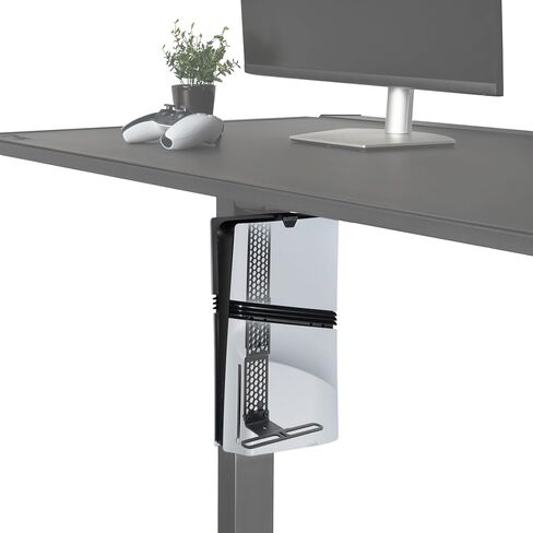 Glistco Vertical Stealth Mount for PS5, PS5 Slim & PS5 Pro - Under Desk Mount for Space-Saving - Vertical Desk Mount for Secure and Stable Console Placement in Saudi Arabia