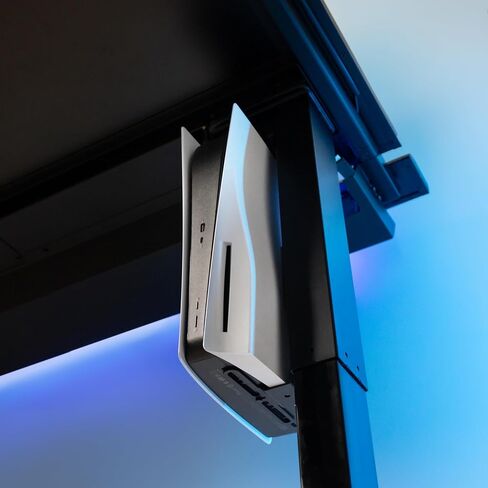 Glistco Vertical Stealth Mount for PS5, PS5 Slim & PS5 Pro - Under Desk Mount for Space-Saving - Vertical Desk Mount for Secure and Stable Console Placement in Saudi Arabia