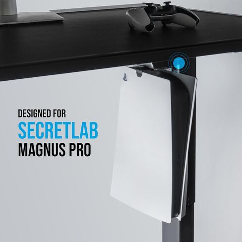 Glistco Vertical Stealth Mount for PS5, PS5 Slim & PS5 Pro - Under Desk Mount for Space-Saving - Vertical Desk Mount for Secure and Stable Console Placement in Saudi Arabia