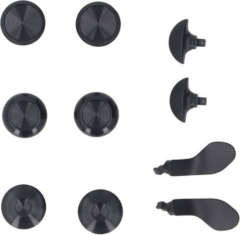 أبعاد الإبهام المعدني لـ PS 5 Edge Controller ، 6pcs caps moverystick Caps + 4pcs metal back baddles ، capts stick stick stick القابلة للتبديل مع المجاذيف لـ PS 5 Edge Controller in Saudi Arabia