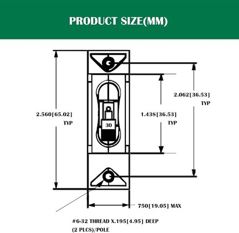 AC/DC Single Pole 20A Boat Magnetic Circuit Breaker A Series Red Toggle Switch- 20 Amp Protects Low Power Devices for Yachts, Motorhomes, Campers, Caravans, 2 Pack in Kuwait