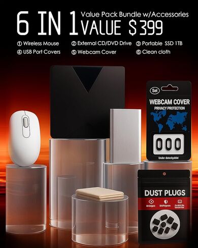 Dell Inspiron 15 Touchscreen Laptop-15.6 "عرض FHD ، Intel 10-Core I5-1334U (Beat I7-1250U) ، 32GB RAM ، 1TB PCIe SSD ، Windows 11 Pro ، Numeric Keypad ، Copilot ، WiFi 6 in Kuwait