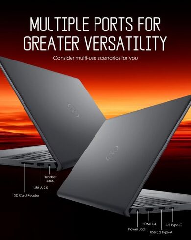 Dell Inspiron 15 Touchscreen Laptop-15.6 "عرض FHD ، Intel 10-Core I5-1334U (Beat I7-1250U) ، 32GB RAM ، 1TB PCIe SSD ، Windows 11 Pro ، Numeric Keypad ، Copilot ، WiFi 6 in Kuwait