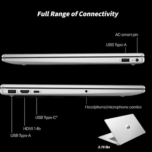 HP Flagship Touchscreen Laptop Computer - 15.6" HD Display, Intel 13th Core i3-1315U CPU, Up to 4.5GHz, Intel UHD Graphics, AI Copilot, Wifi6, Win11 Pro for Business & Student(32GB RAM, 1TB SSD) in Saudi Arabia