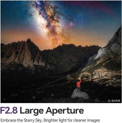 Ttartisan 14mm F2.8 عدسة الكاميرا الكاملة الكاميرا الكاملة العدسة الفتحة الكبيرة الزاوية العريضة لـ Sony E Mount Cameras A7 A7II A7III A7R A7RII A7RII A7RIV A7S A7SII A9 in Saudi Arabia
