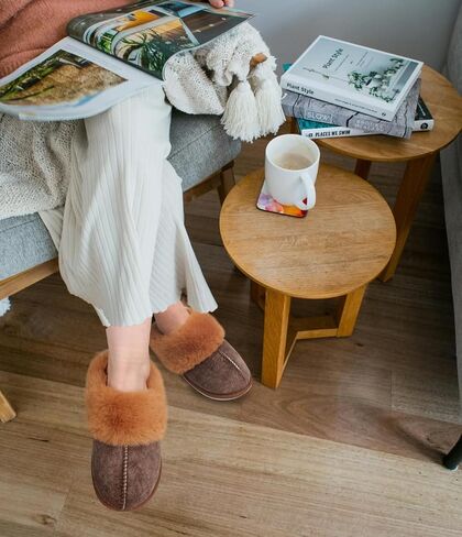 KuaiLu Womens Fuzzy Memory Foam Slippers Warm House Shoes Arch Support | Ladies Cozy Slip On Plush Faux Fur Lined Slippers Winter Indoor Outdoor House Shoes with Durable Hard Rubber Sole in Saudi Arabia