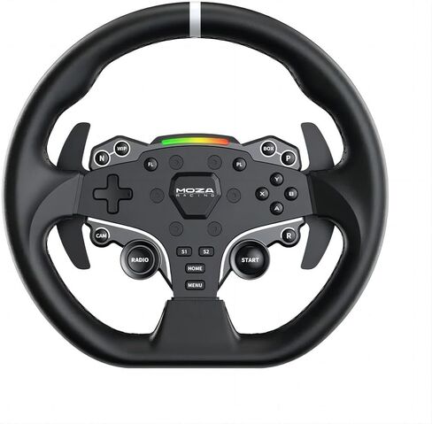 Moza ESX Steering Wheel للكمبيوتر الشخصي وأجهزة Xbox Universal 11 بوصة في سباق السبائك ، مرخصة رسميًا من قبل Microsoft in Saudi Arabia