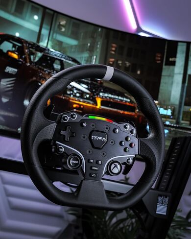 Moza ESX Steering Wheel للكمبيوتر الشخصي وأجهزة Xbox Universal 11 بوصة في سباق السبائك ، مرخصة رسميًا من قبل Microsoft in Saudi Arabia
