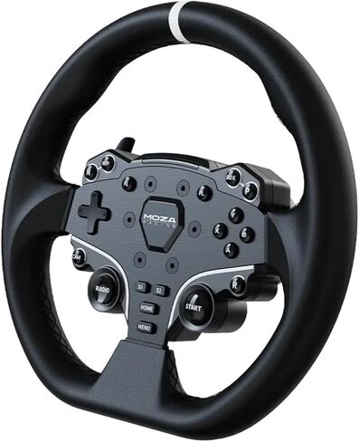 Moza ESX Steering Wheel للكمبيوتر الشخصي وأجهزة Xbox Universal 11 بوصة في سباق السبائك ، مرخصة رسميًا من قبل Microsoft in Saudi Arabia