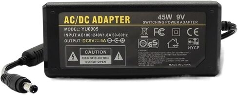 9V5A سطح المكتب امدادات الطاقة 9V5A محول إمدادات الطاقة 9V DC تنظيم مزود الطاقة 45W القدم in Saudi Arabia