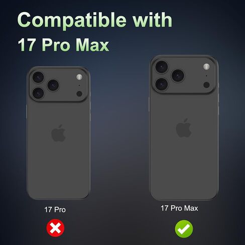 بالنسبة لـ 17 Pro Max Camera Lens Protector ، [anti-scratch] [سهل التثبيت] [تصميم الدائرة السوداء] [سبيكة الألومنيوم] in Kuwait