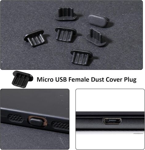 36 Pcs USB Anti Dust Cover Plugs Type-C Dust Stopper Silicone Soft Cap Port Protector Charging Port Protector for USB A Type C Ports Female Interface in Saudi Arabia