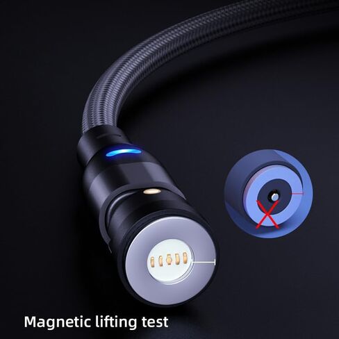 6 حزمة موصل مغناطيسي نصائح Micro USB محولات الطرف المغناطيسي متوافق مع 5 دبوس كابل الشحن المغناطيسي لأجهزة USB الصغيرة ، 360 درجة محول هاتف مغناطيسي قوي القابل للتدوير ، لا كابل in Saudi Arabia