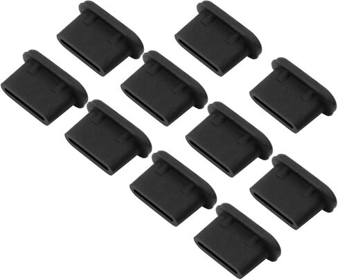 10 Pcs USB C Port Cover - Mobile Phone Dust Protector,Soft Silicone Type C Anti Dust Plug Waterproof USB C Plugs Protection Accessories,Anti-Dust Plugs Port,Maintenance,Upkeep and Repairs (White) in Saudi Arabia