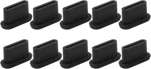10 Pcs USB C Port Cover - Mobile Phone Dust Protector,Soft Silicone Type C Anti Dust Plug Waterproof USB C Plugs Protection Accessories,Anti-Dust Plugs Port,Maintenance,Upkeep and Repairs (White) in Saudi Arabia