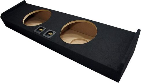 American Sound Connection FORD2X12-150-CREW-09 Compatible with Ford F150 Super Crew Cab Truck 2009-2014 Dual 12" Subwoofer Sub Box in Saudi Arabia